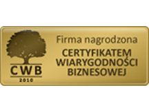 Certyfikat wiarygodności biznesowej